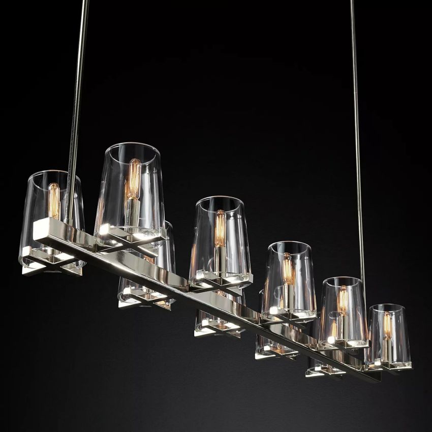 Briesha Linear Chandelier 49"W