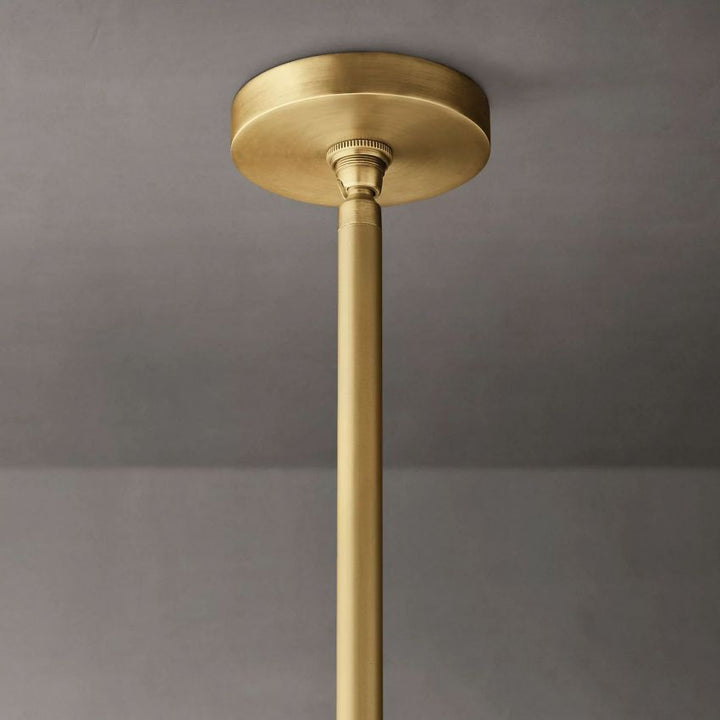 Briesha Round Glass Round Chandelier 36"D