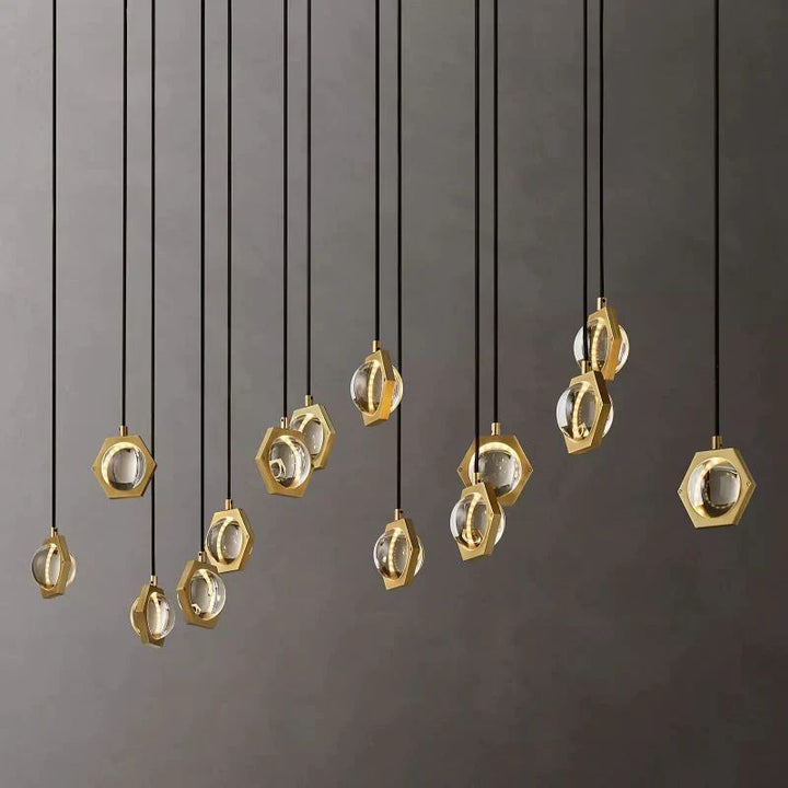 Braelynn Linear Dining Room Chandelier 72"