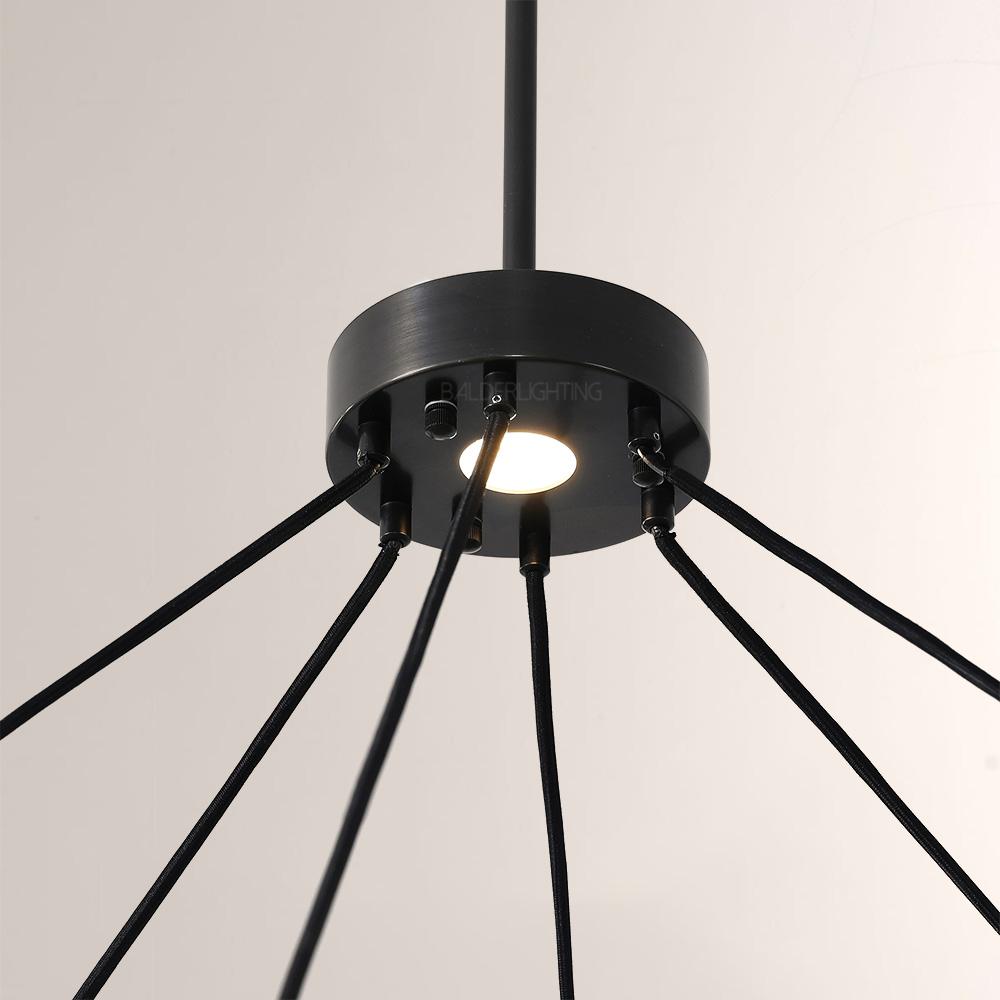 Braelynn Crystal Ball Round Chandelier 60"