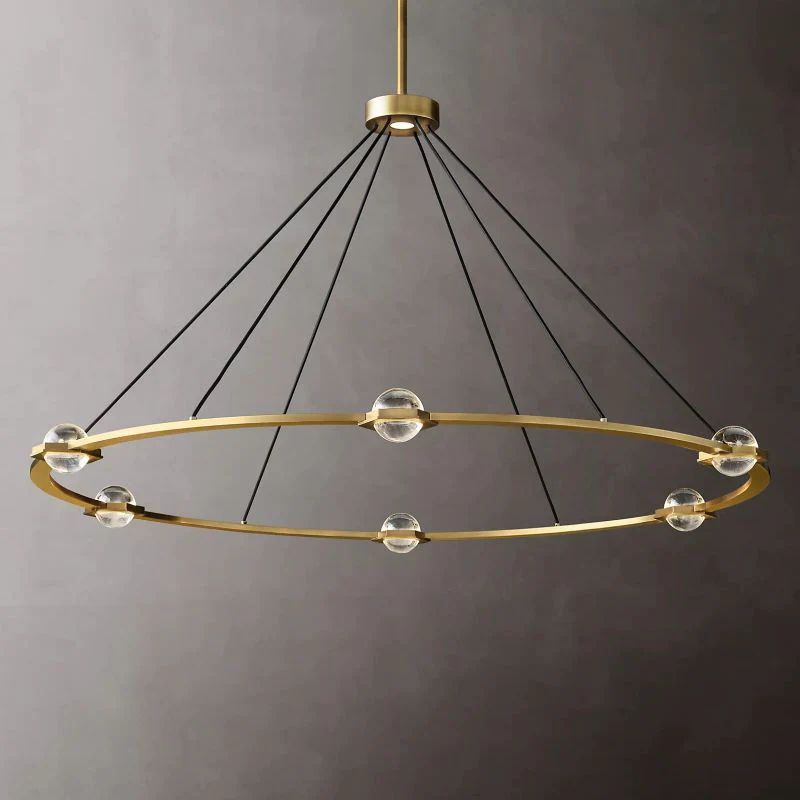 Braelynn Round Living Room Chandelier 60"