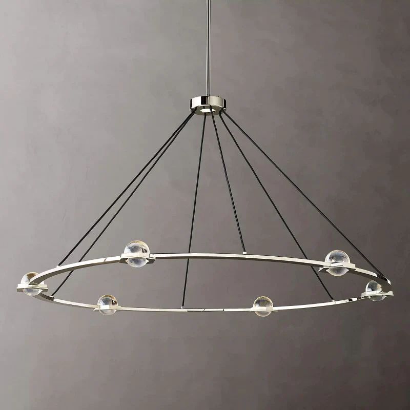 Braelynn Round Living Room Chandelier 60"