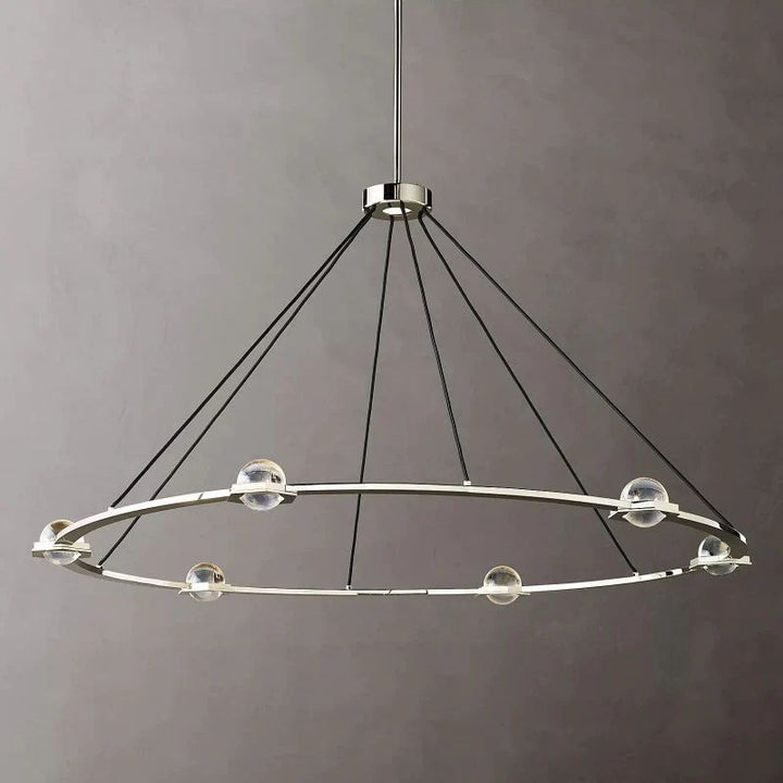 Braelynn Round Living Room Chandelier 60"