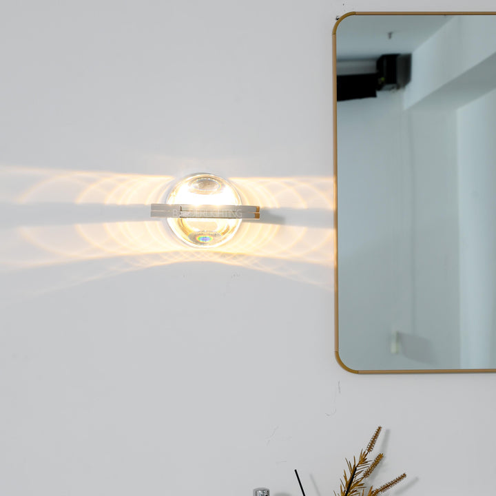 Braelynn Crystal Ball Sconce