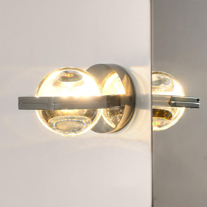 Braelynn Crystal Ball Sconce