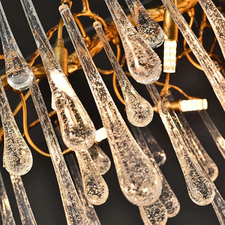 Branch Aqua Makrama Chandeliers
