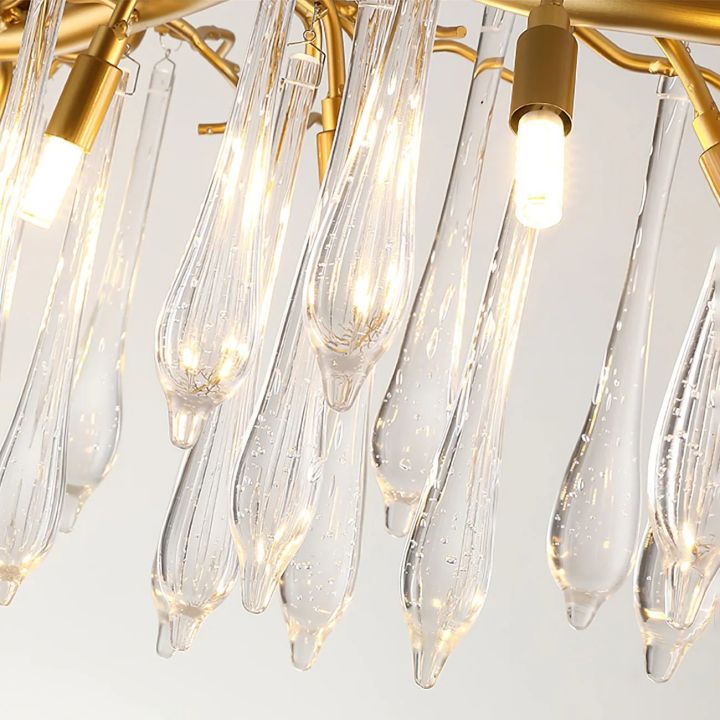 Branch Aqua Makrama Chandeliers