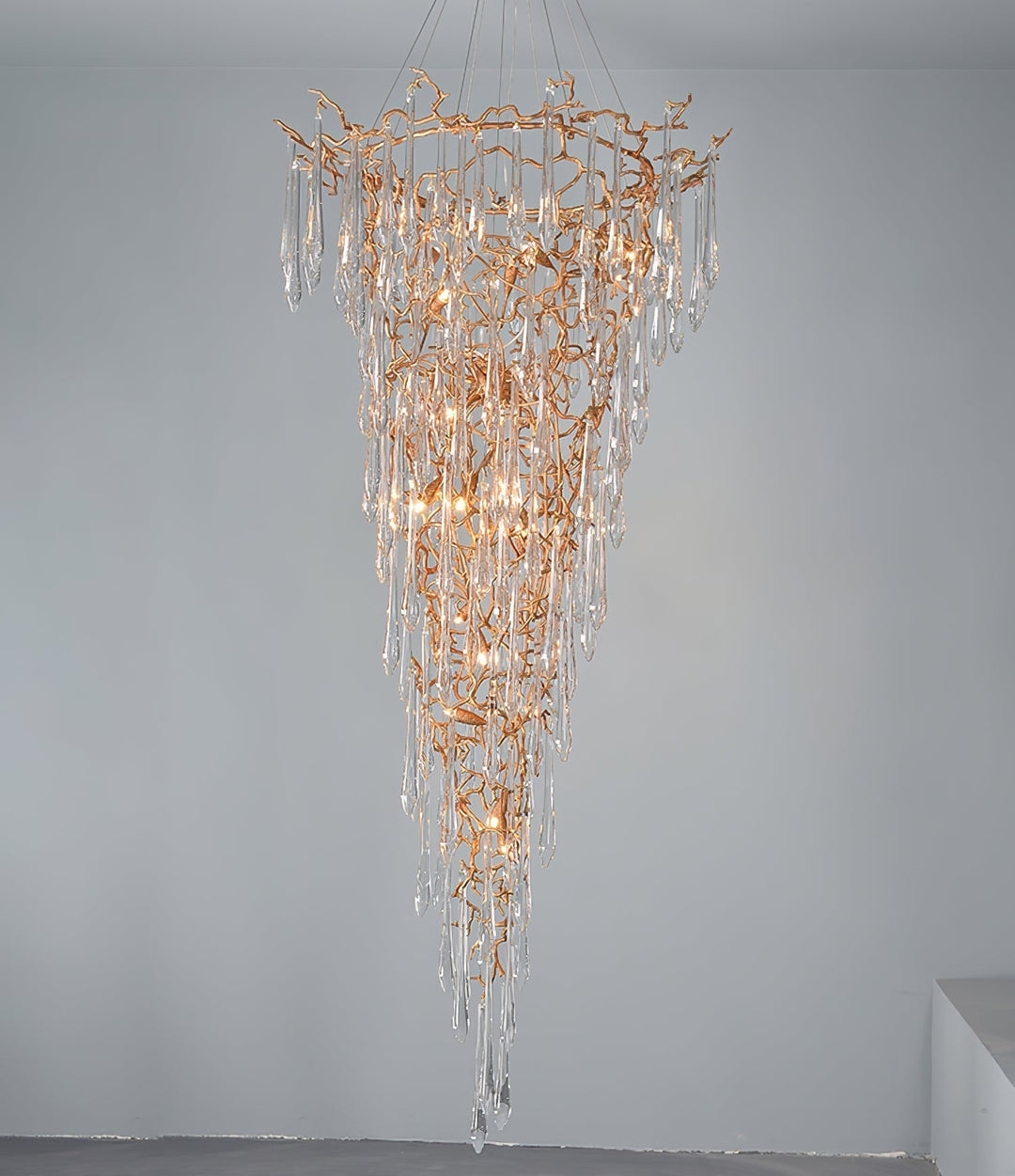 Branch Aqua Parable Chandeliers