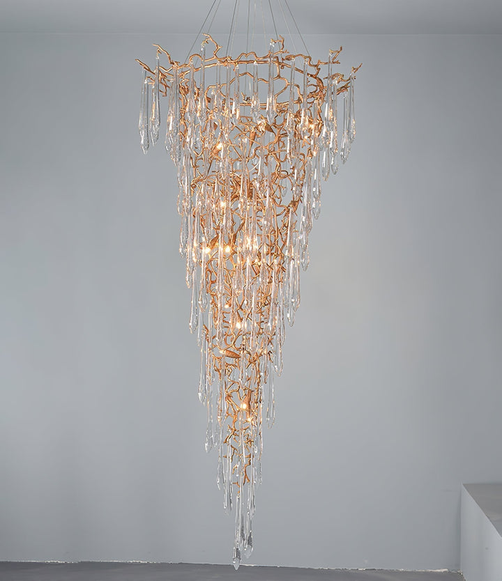 Branch Aqua Parable Chandeliers