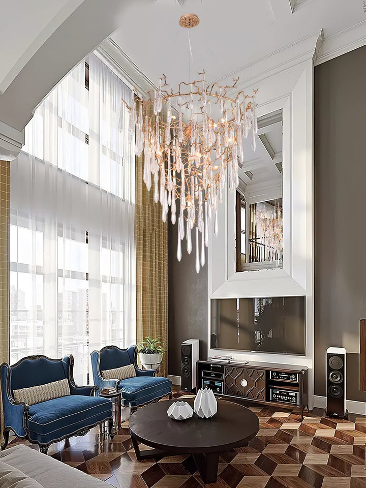 Branch Aqua Parable Chandeliers