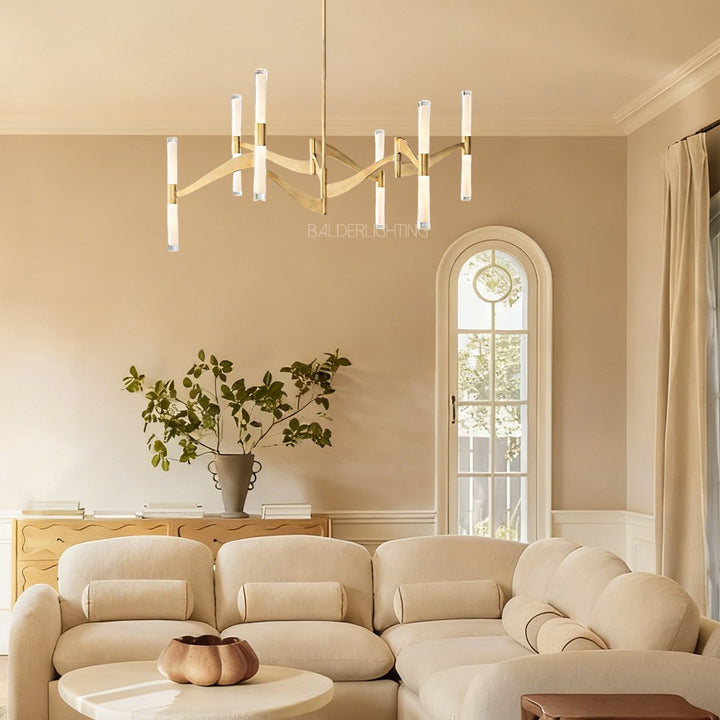 Brevio Glass Chandelier