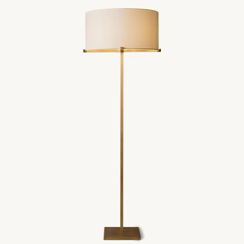 Briesha Drum Shade Floor Lamp