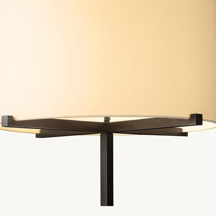 Briesha Drum Shade Floor Lamp