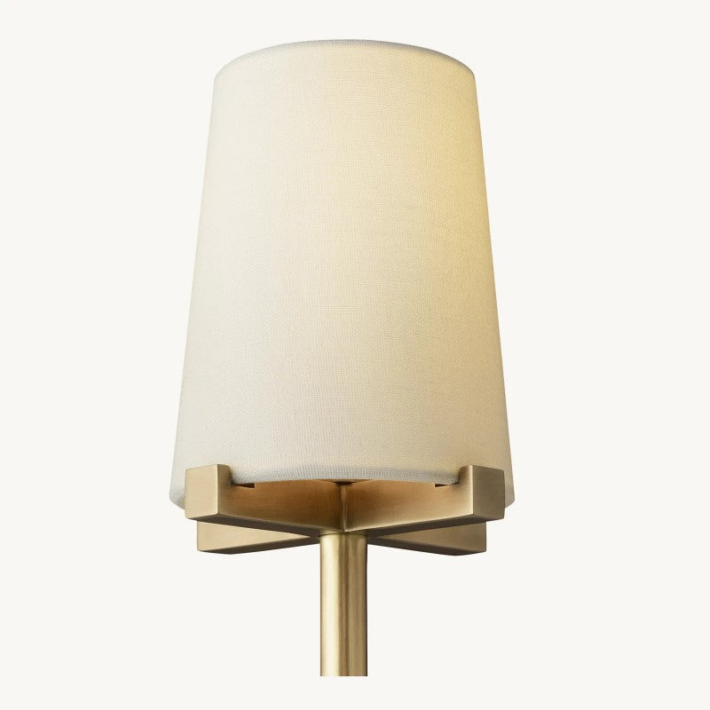 Briesha Fabric Shade Floor Lamp