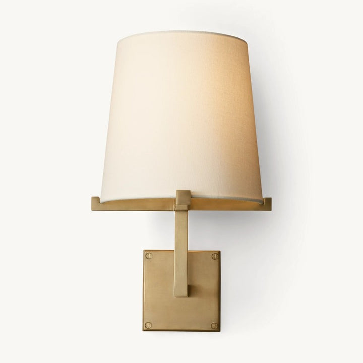 Briesha Fabric Shade Grand Sconce