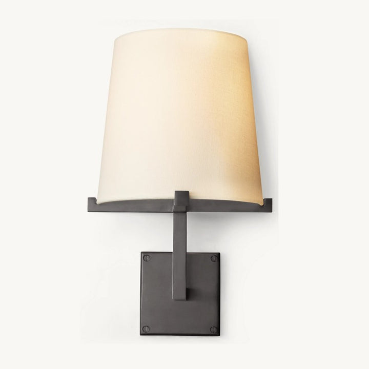 Briesha Fabric Shade Grand Sconce