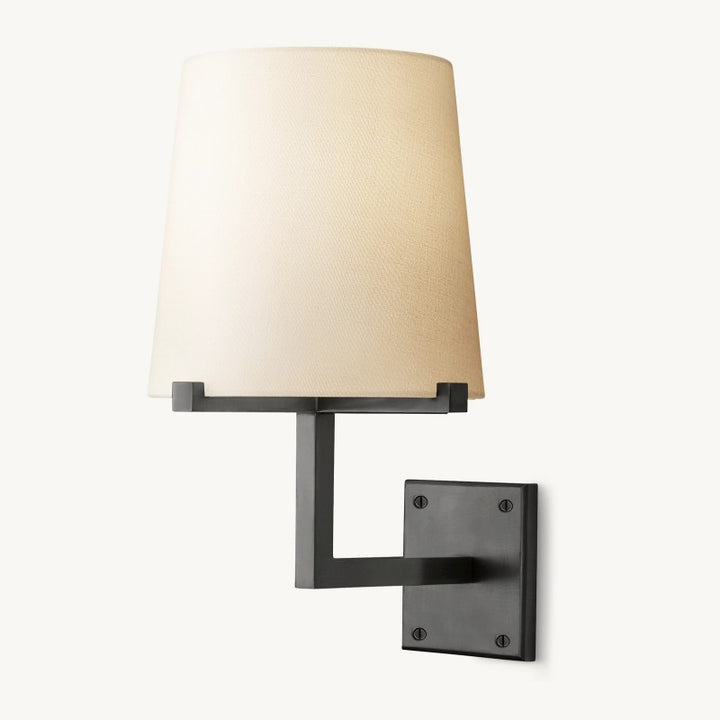 Briesha Fabric Shade Grand Sconce