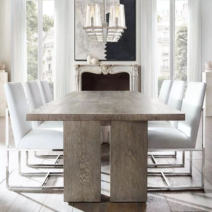 Briesha Glass Linear Chandelier 60"