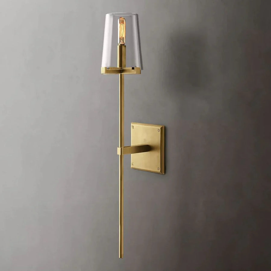 Briesha Glass Torch Sconce