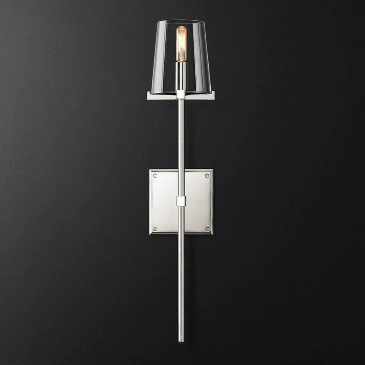 Briesha Glass Torch Sconce