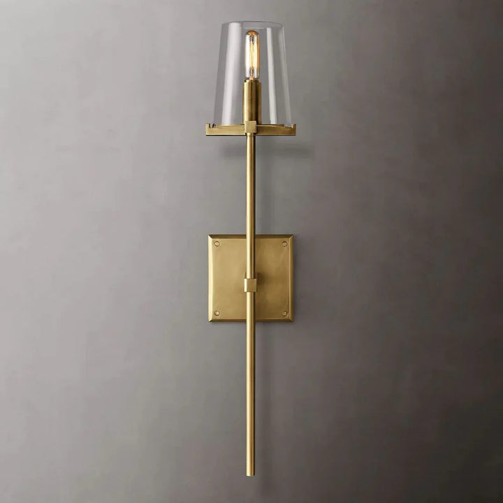Briesha Glass Torch Sconce