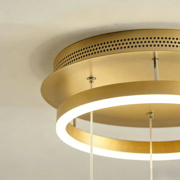 Butterfly Chandelierv Modern Metal Disk Acrylic Ceiling Light