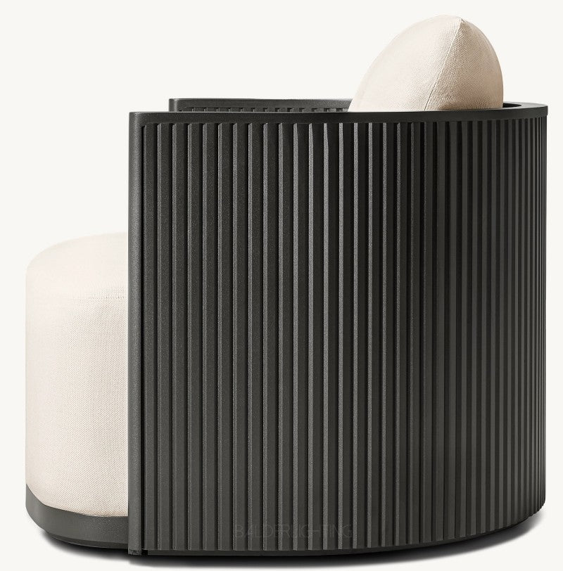 Byran Aluminum Swivel Lounge Chair