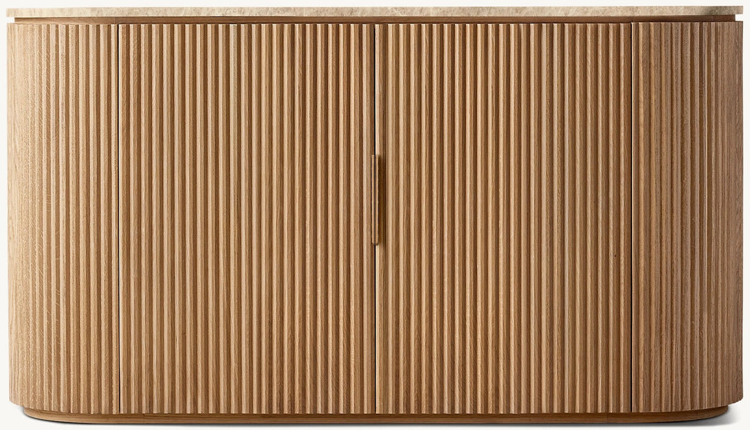 Byrean Emperador Double-Door Sideboard
