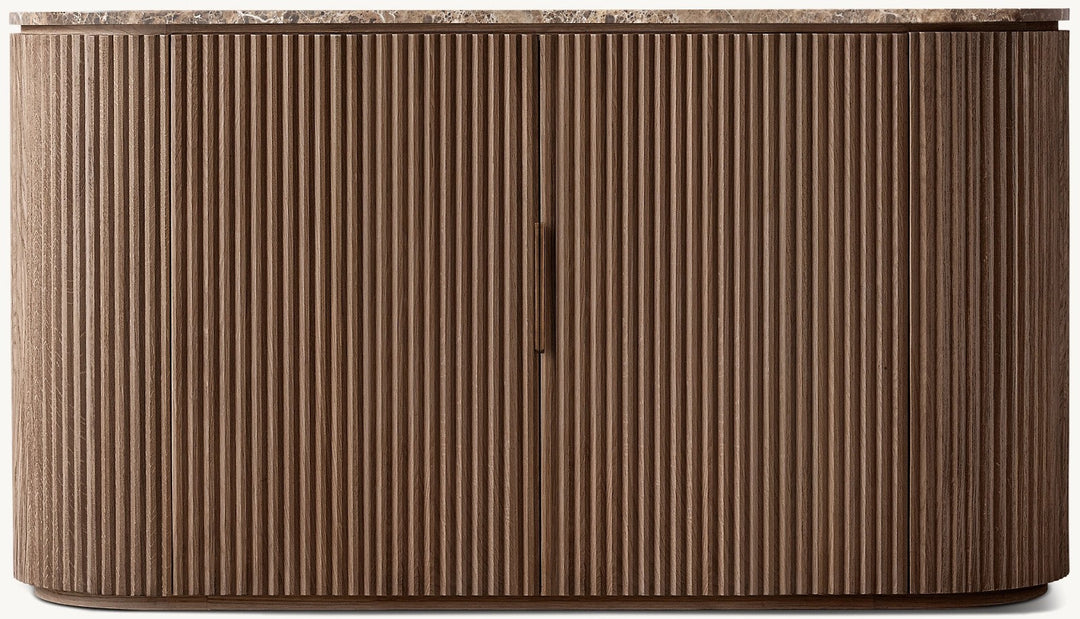 Byrean Emperador Double-Door Sideboard