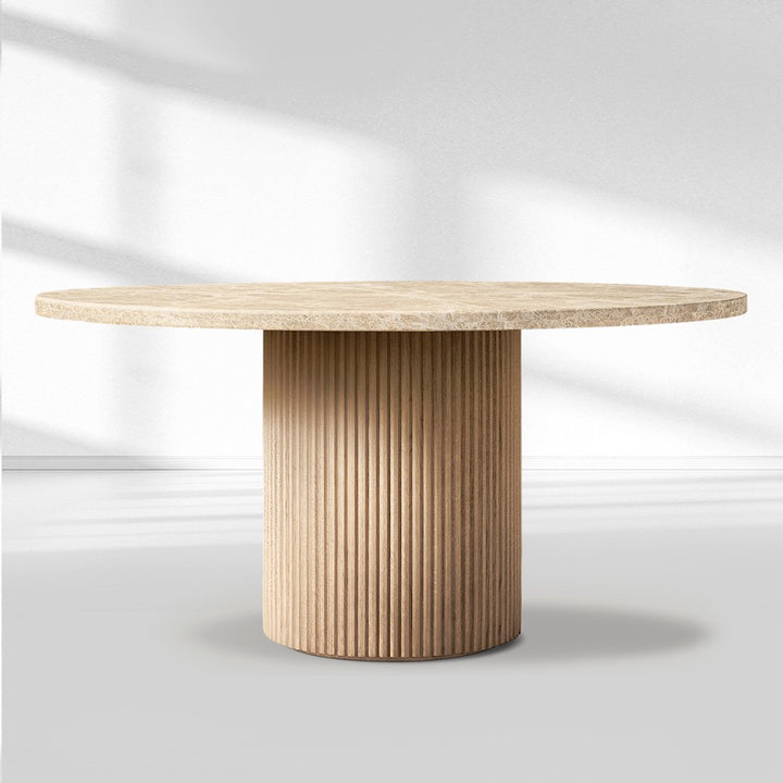 Byrean Emperador Round Dining Table