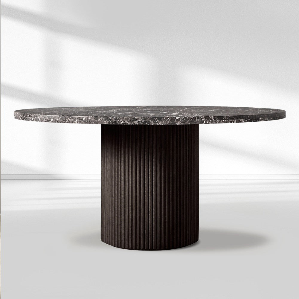 Byrean Emperador Round Dining Table