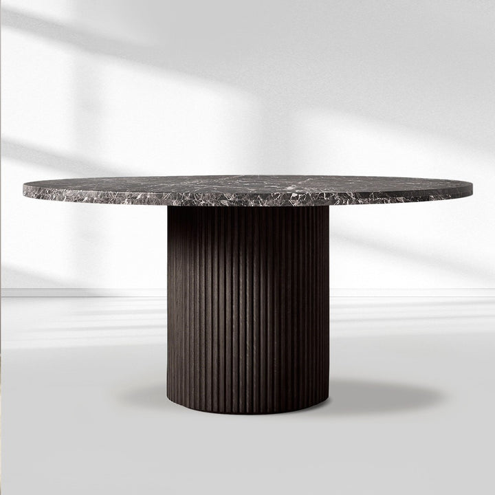 Byrean Emperador Round Dining Table