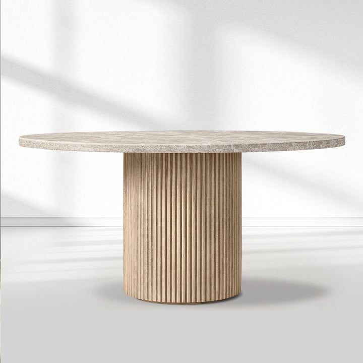 Byrean Emperador Round Dining Table