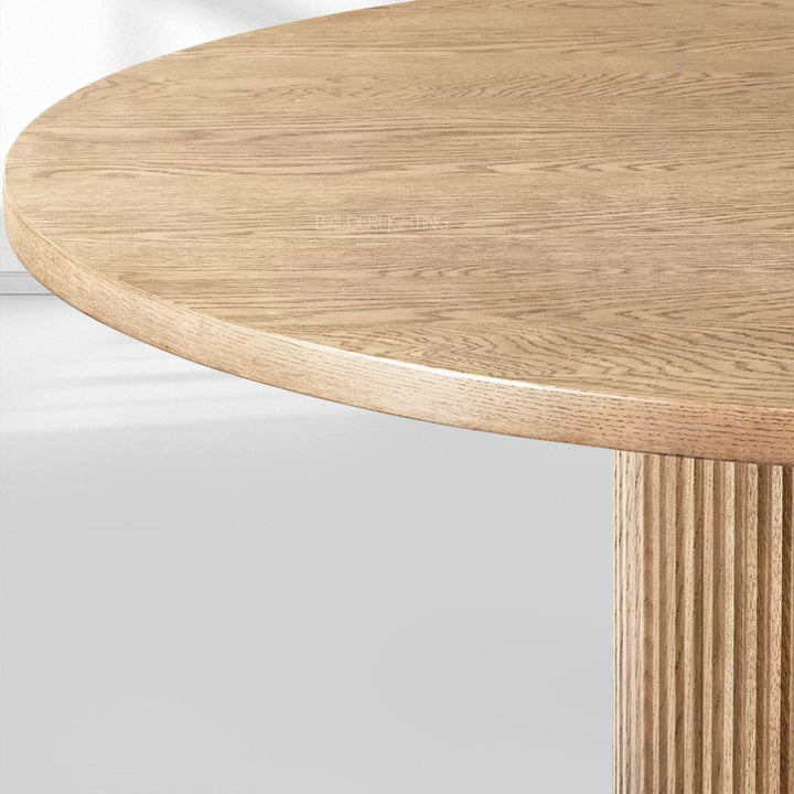 Byrean Emperador Round Modern Dining Table