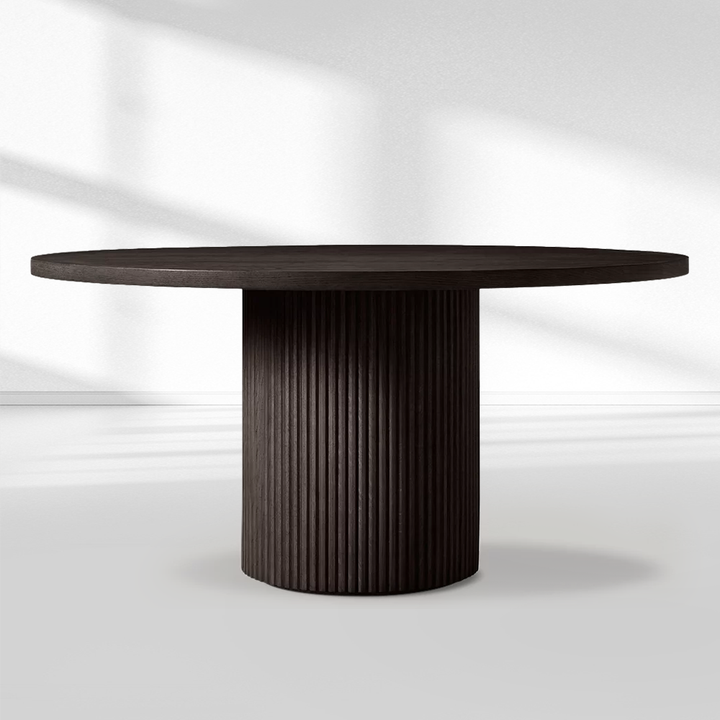 Byrean Emperador Round Modern Dining Table