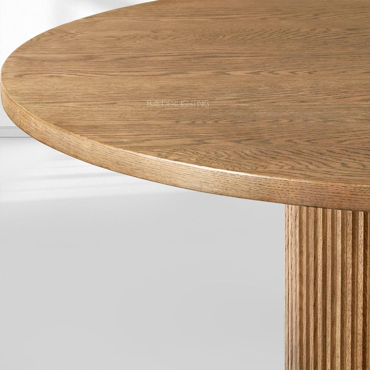 Byrean Emperador Round Modern Dining Table
