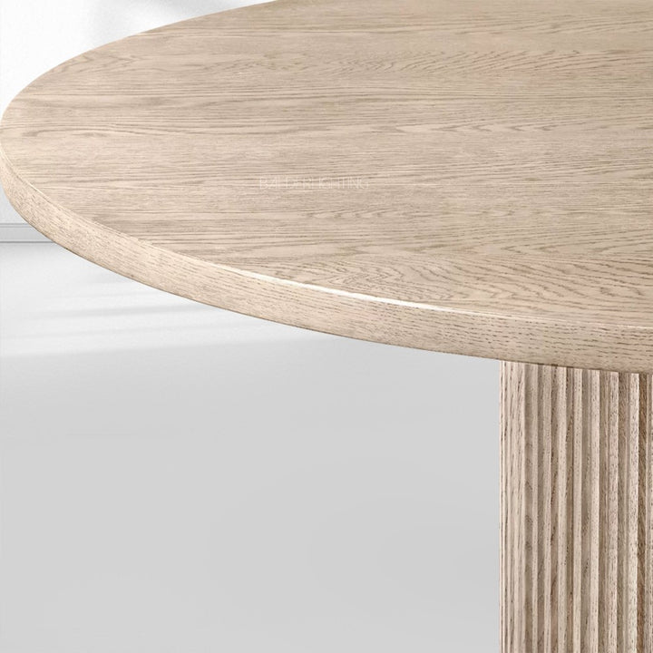 Byrean Emperador Round Modern Dining Table