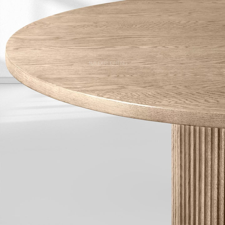 Byrean Emperador Round Modern Dining Table