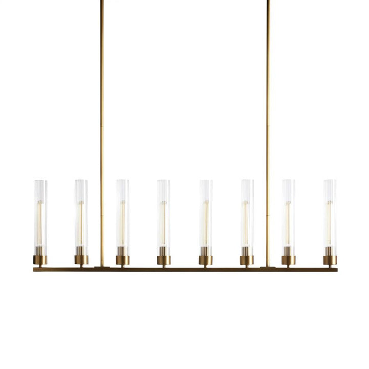 Chanavia Glass Linear Chandelier