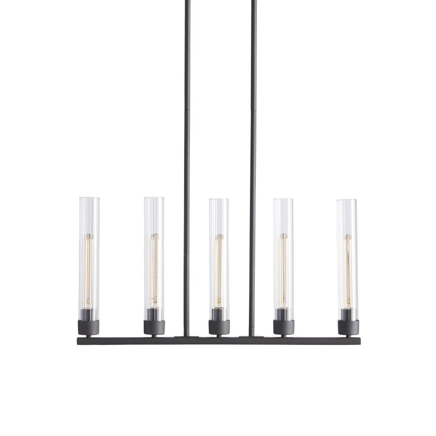 Chanavia Glass Linear Chandelier