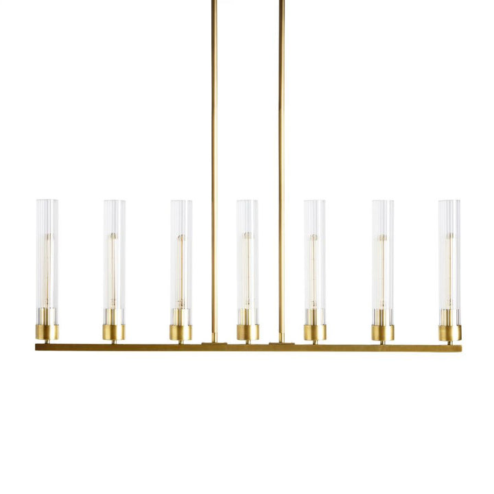 Chanavia Glass Linear Chandelier