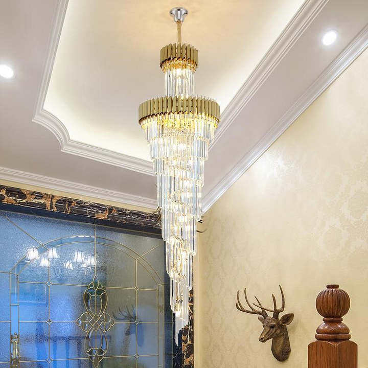 CYRUS MULTIPLE TIER CRYSTAL CHANDELIER