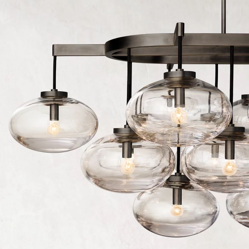 Cabrette Linear Chandelier 72" For Living Room
