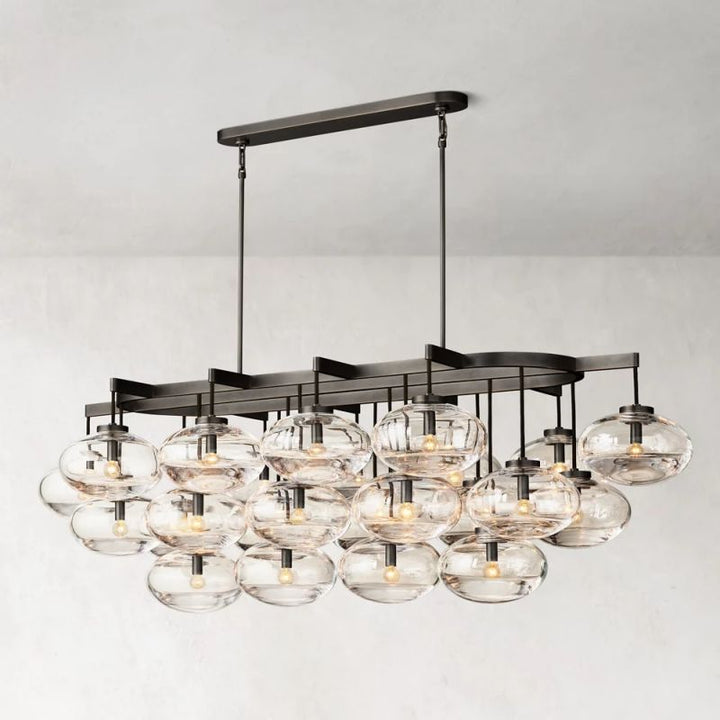 Cabrette Linear Chandelier 72" For Living Room