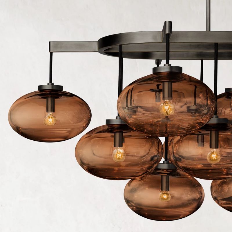 Cabrette Linear Chandelier 72" For Living Room