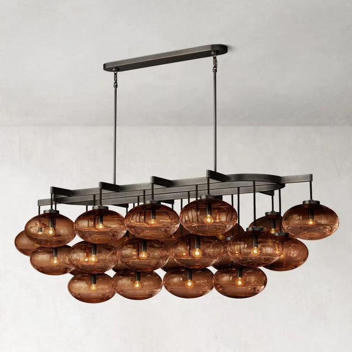 Cabrette Linear Chandelier 72" For Living Room
