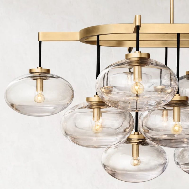 Cabrette Linear Chandelier 72" For Living Room