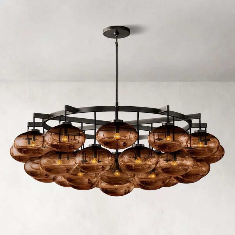 Cabrette Round Chandelier 60"