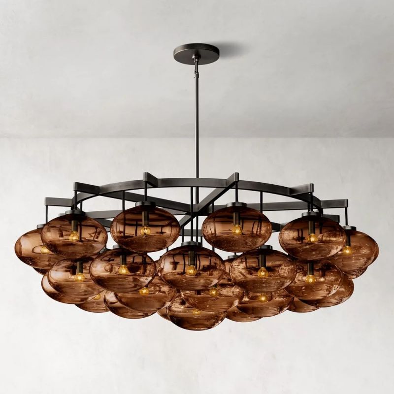 Cabrette Round Chandelier 60"