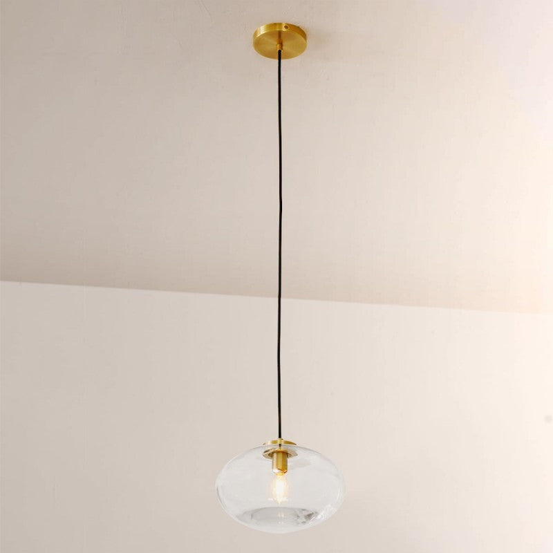Cabrette Clear Glass Pendant